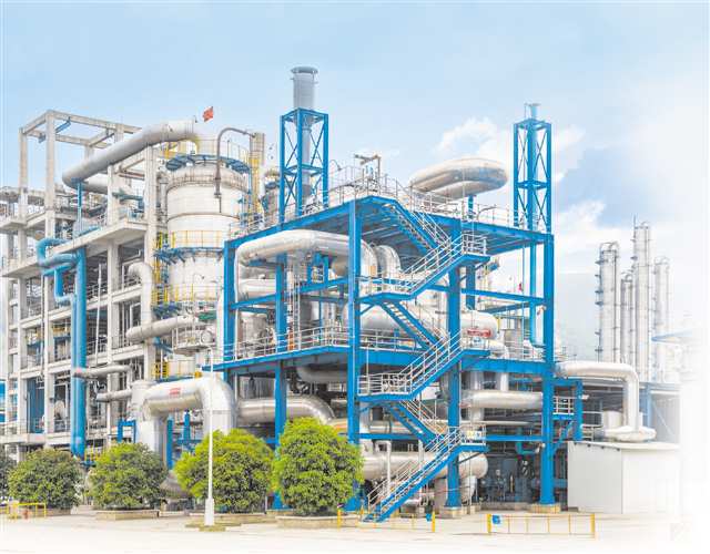 重慶華峰化工有限公司氧化亞氮分解消除裝置。（企業(yè)供圖）