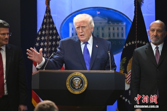 資料圖：美國總統(tǒng)特朗普。<span target='_blank' href='/'>中新社</span>記者 陳孟統(tǒng) 攝