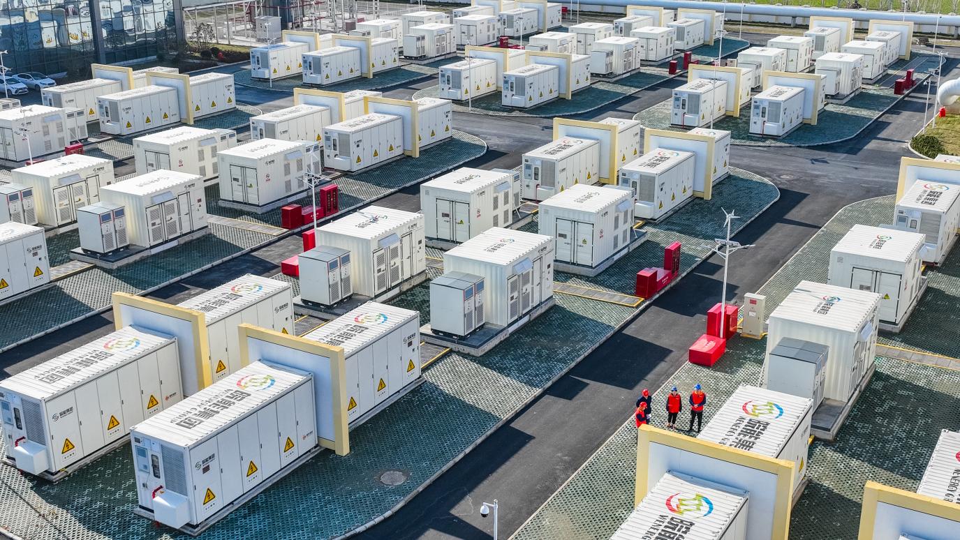 淮北烈山儲(chǔ)能電站。