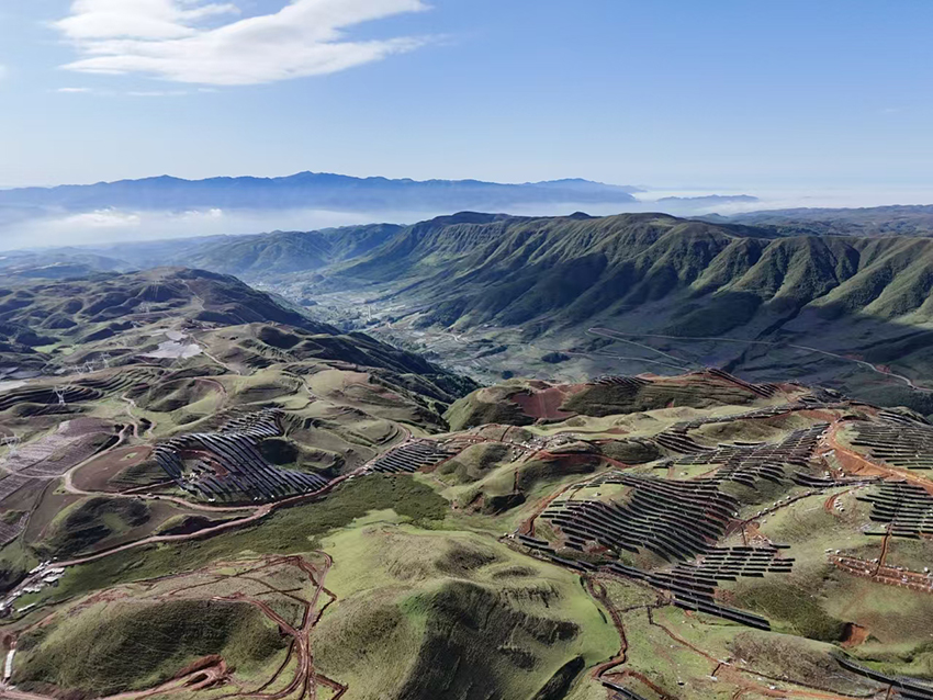 云南永善松林光伏發(fā)電項(xiàng)目。受訪者供圖