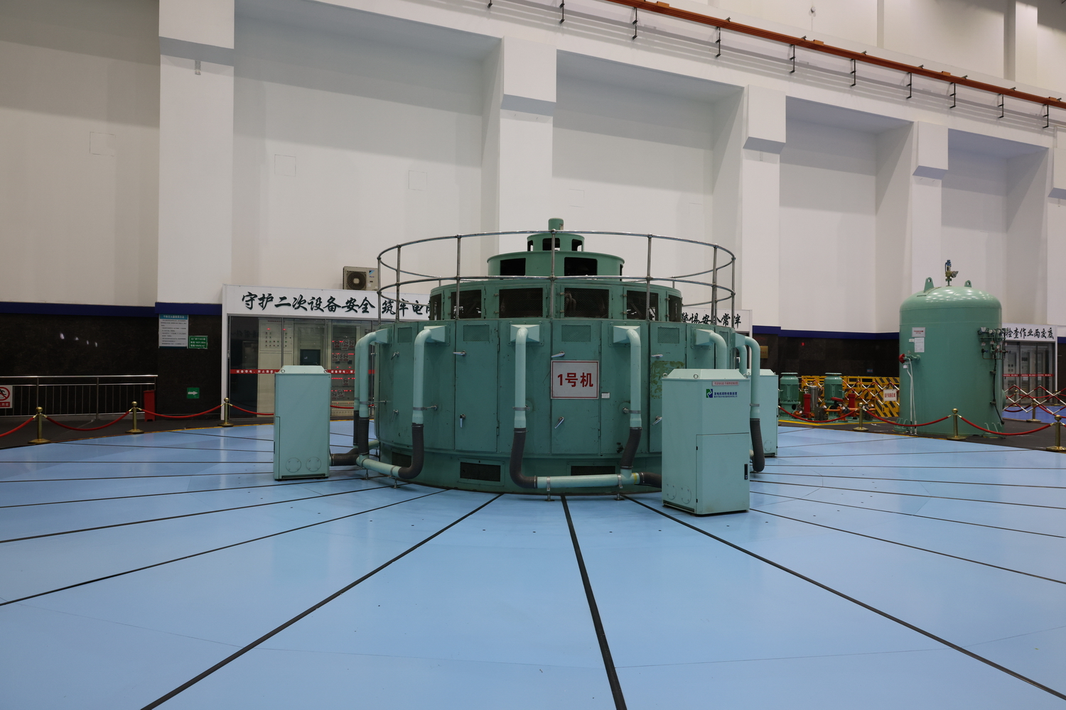 劉家峽水電廠：1號(hào)機(jī)組啟動(dòng)保護(hù)性拆解 工業(yè)遺<span id=